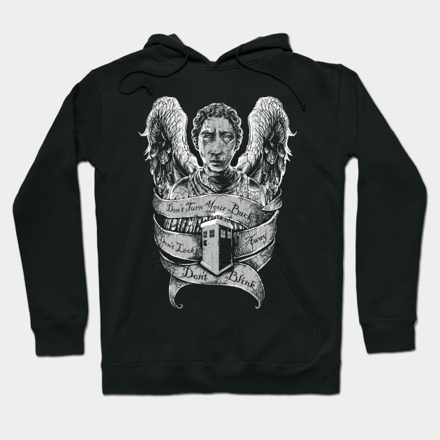 Don't Blink Hoodie by vincentcarrozza